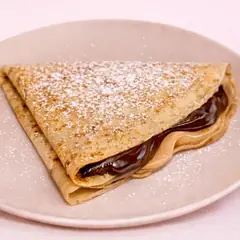 Peanut butter & Nutella crêpe at WEPE, Pererenan, Bali