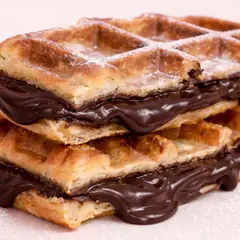 Dark chocolate waffle at WEPE, Pererenan, Bali