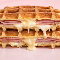 Ham & Cheese waffle at WEPE, Pererenan, Bali