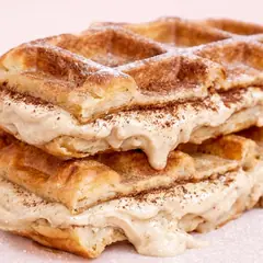 Tiramisu waffle at WEPE, Pererenan, Bali